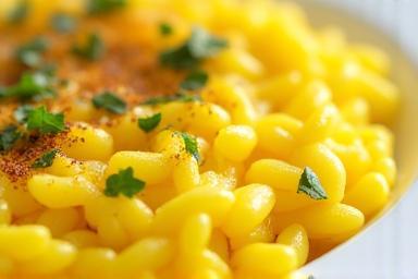 Primo piano di un piatto di risotto allo zafferano